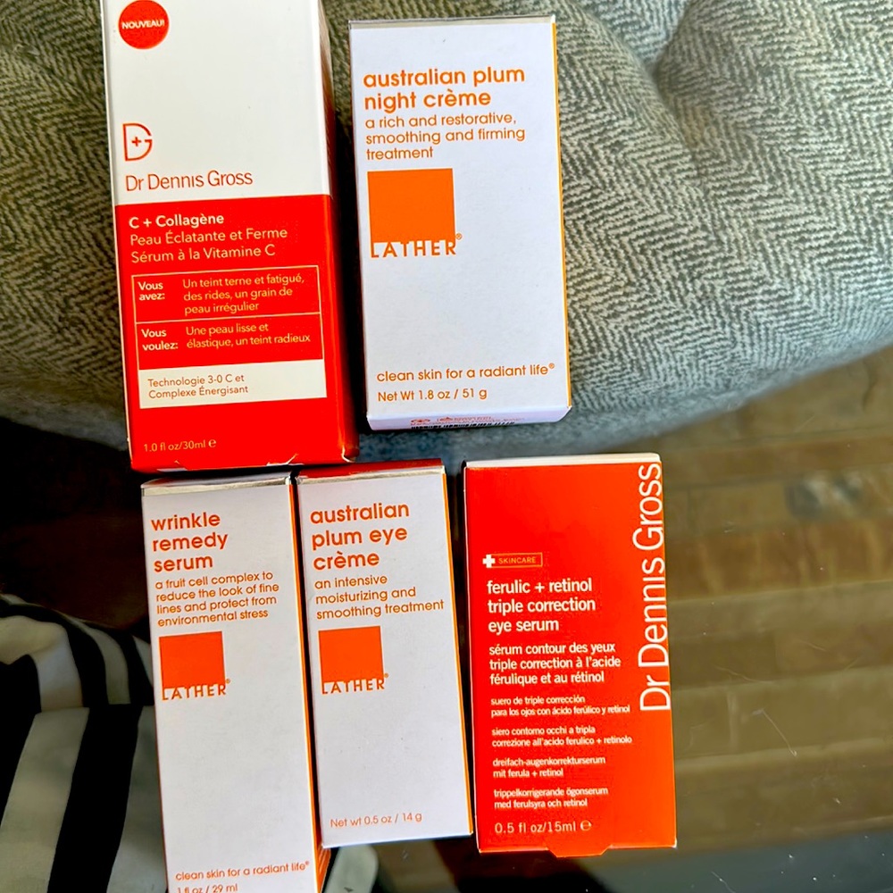 Skin care set, Serum, cleansing, and rejuvenating treatment